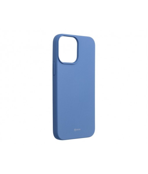Husa iPhone 14 Plus, Protectie Jelly, Silicon Albastru